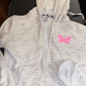 Pink hoodie
